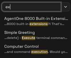 Search UI showing the search field, Search content enabled, Raw FTS5 syntax option, and result snippets with highlighted matches.