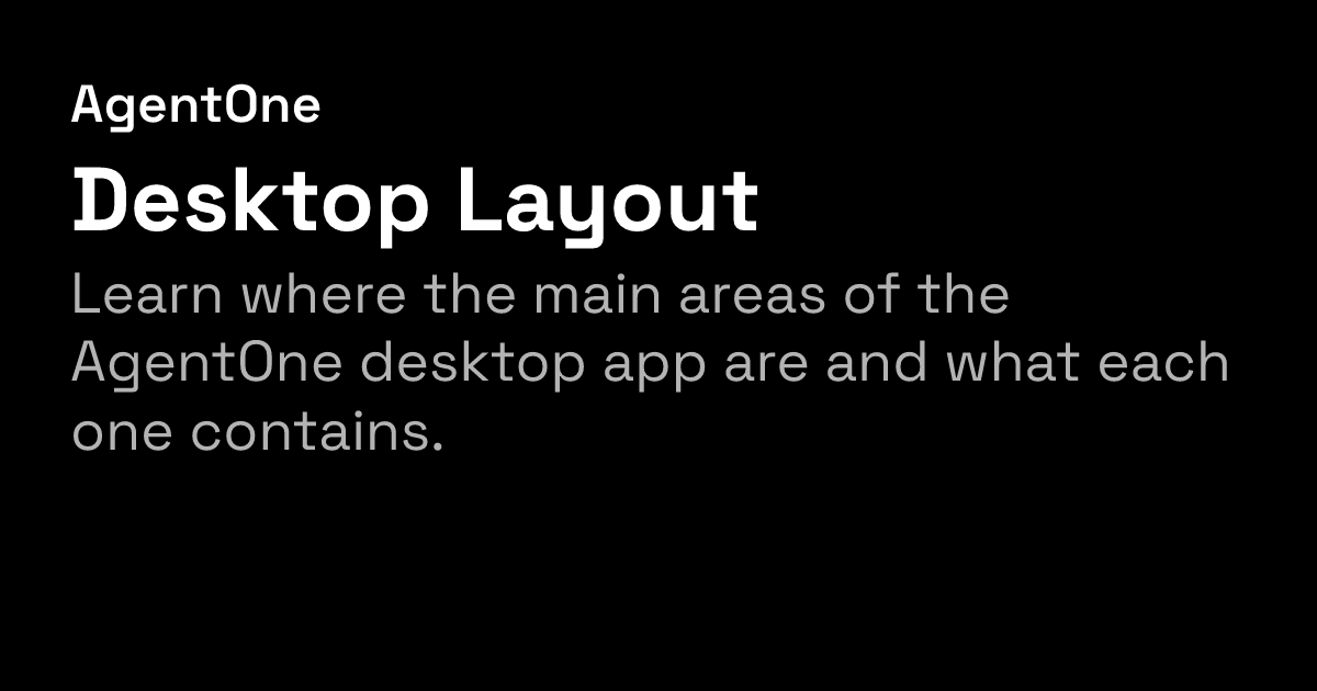 Desktop Layout